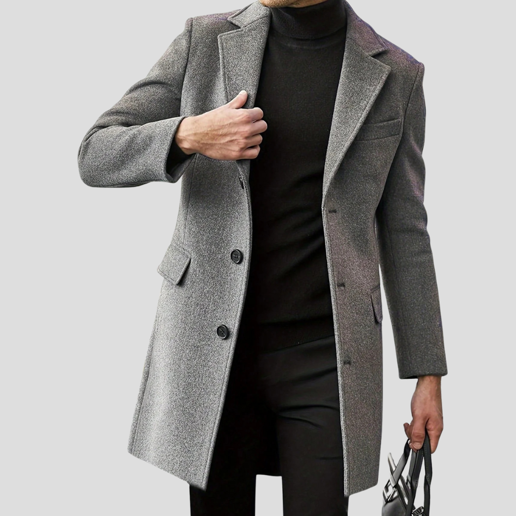 Manteau Revers Classique pour Hommes