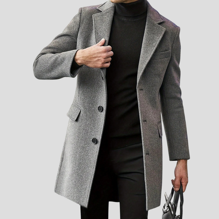 Manteau Revers Classique pour Hommes