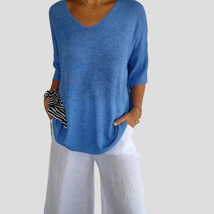 Haut en tricot pour femmes – Style décontracté avec une touche quotidienne