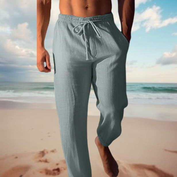 Zanjoe – Pantalons en Lin Tendance pour Hommes
