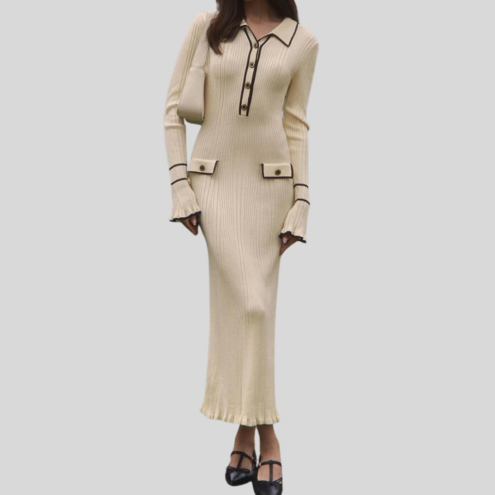 Robe Maxi Femme – Volant Haute Taille Déclaration