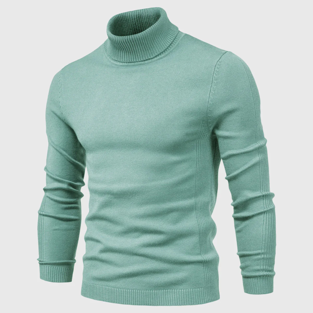 Pull col roulé washable pour homme – Style pratique avec vêtements quotidiens
