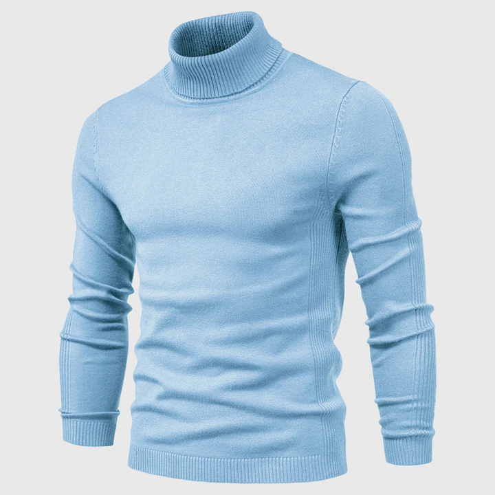 Pull col roulé washable pour homme – Style pratique avec vêtements quotidiens