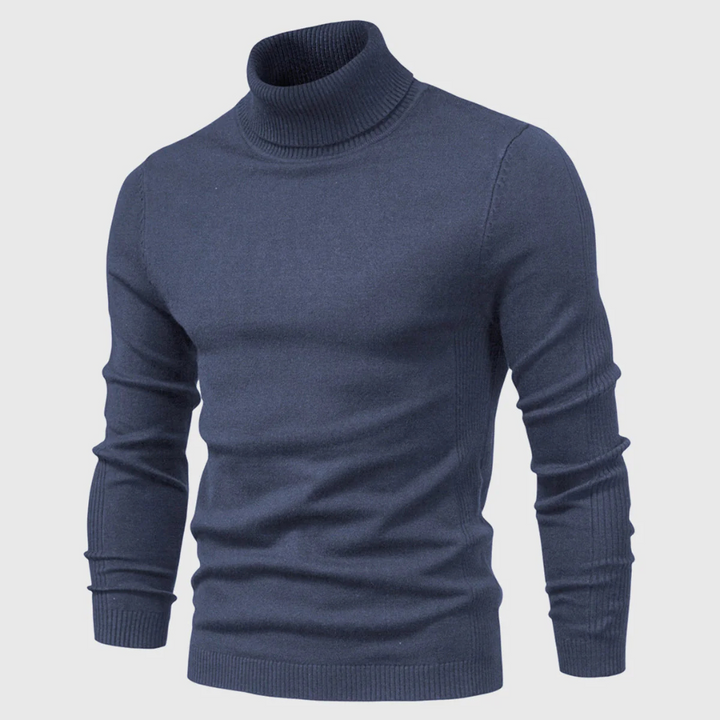 Pull col roulé washable pour homme – Style pratique avec vêtements quotidiens