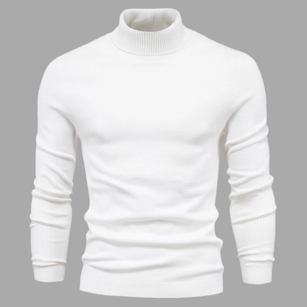 Pull col roulé washable pour homme – Style pratique avec vêtements quotidiens