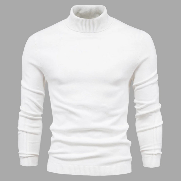 Pull col roulé washable pour homme – Style pratique avec vêtements quotidiens