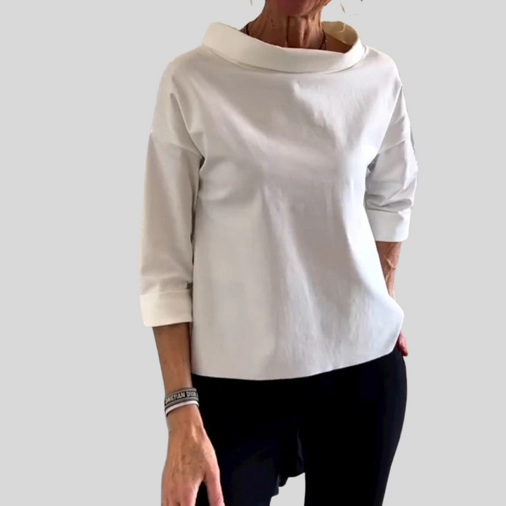 Haut Moderne Femme – Style Sleek avec Polyvalence Quotidienne