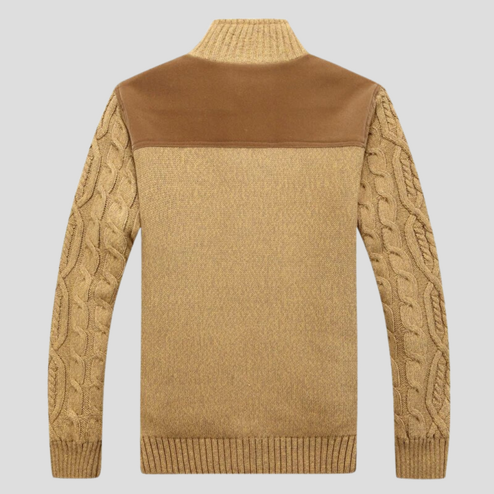 Cardigan en peluche pour hommes