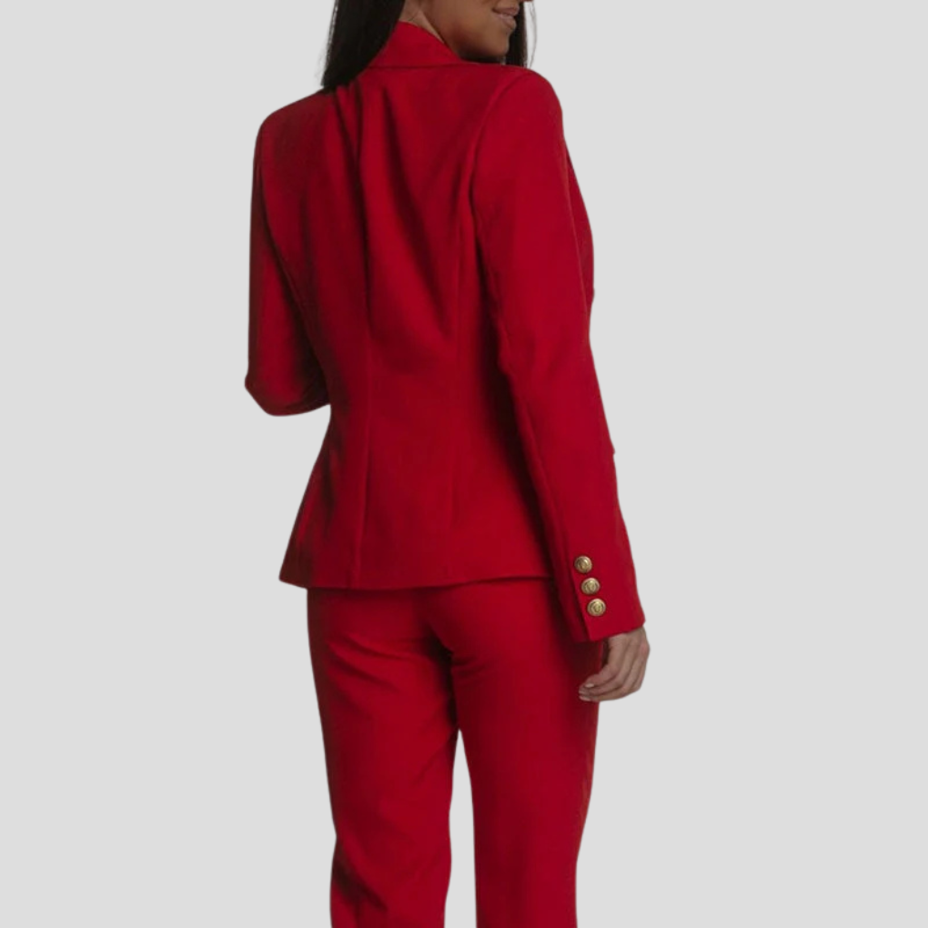 Ensemble Blazer Elisea pour Femmes – Costume Moderne d'Été