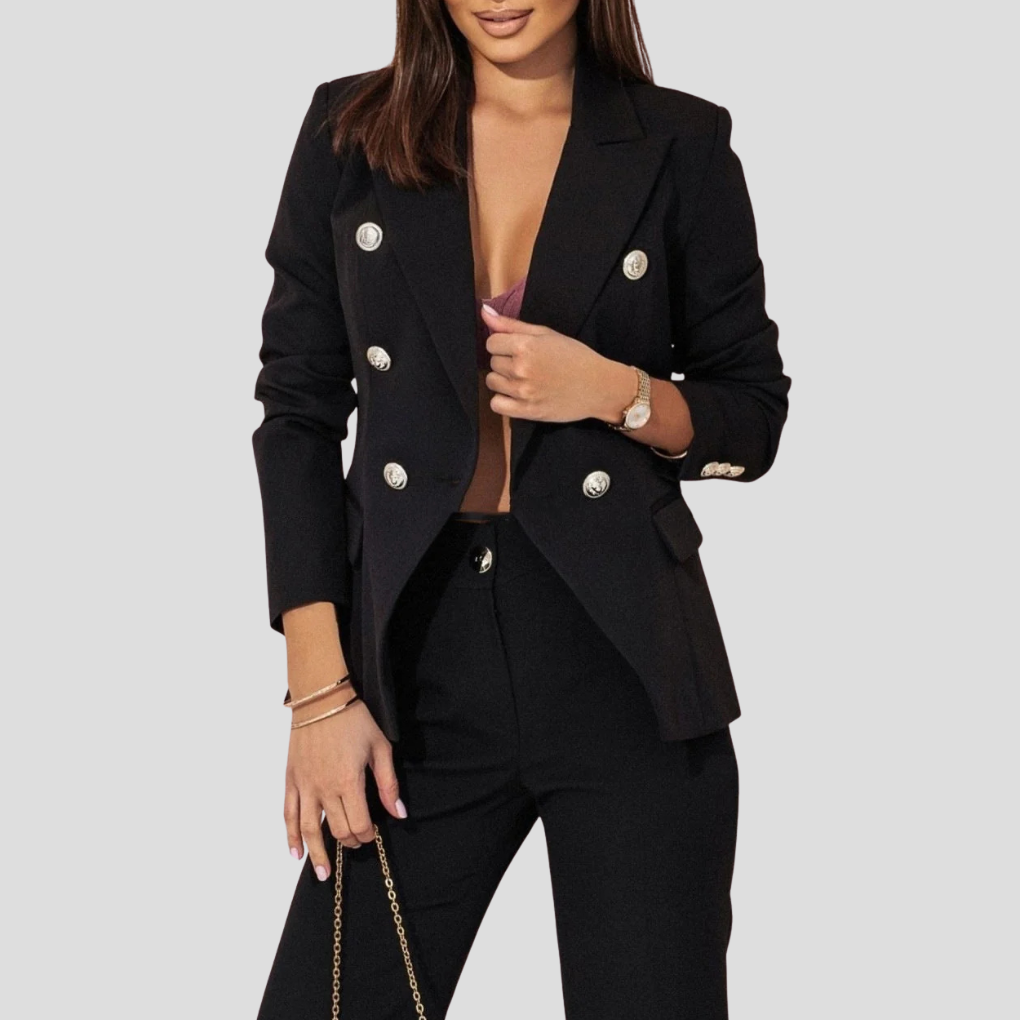 Ensemble Blazer Elisea pour Femmes – Costume Moderne d'Été