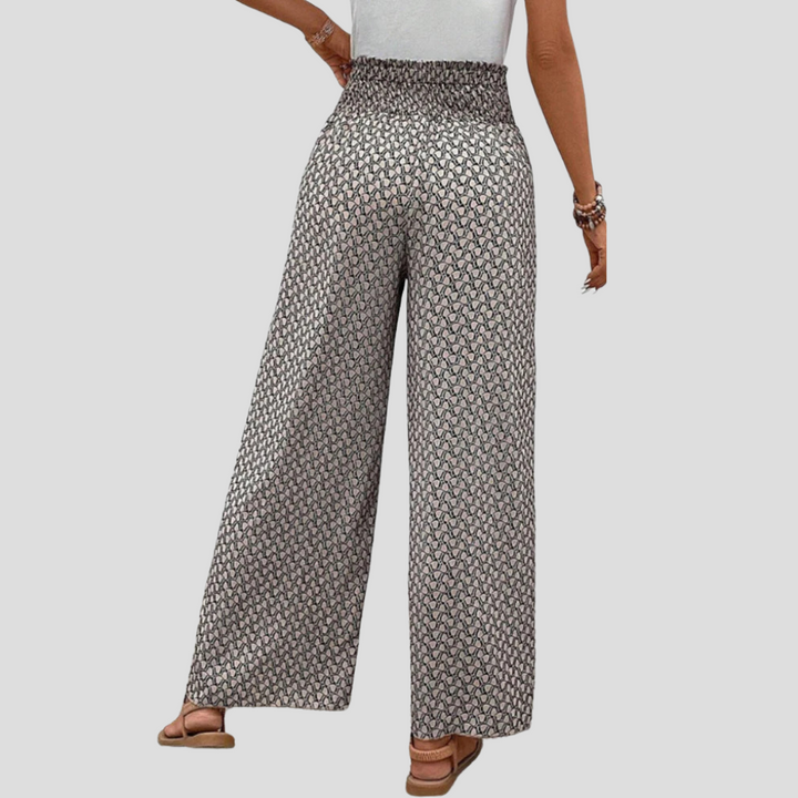Pantalons à Imprimé Géométrique Moderne