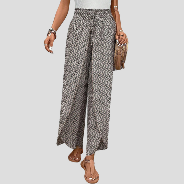 Pantalons à Imprimé Géométrique Moderne