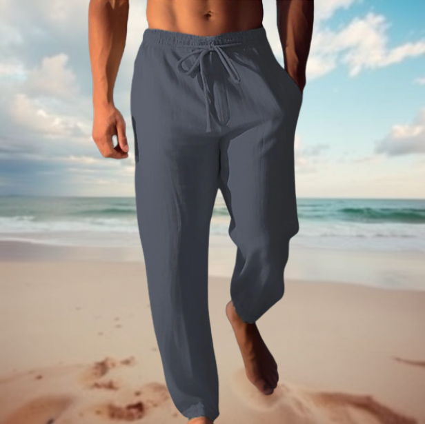 Zanjoe – Pantalons en Lin Tendance pour Hommes