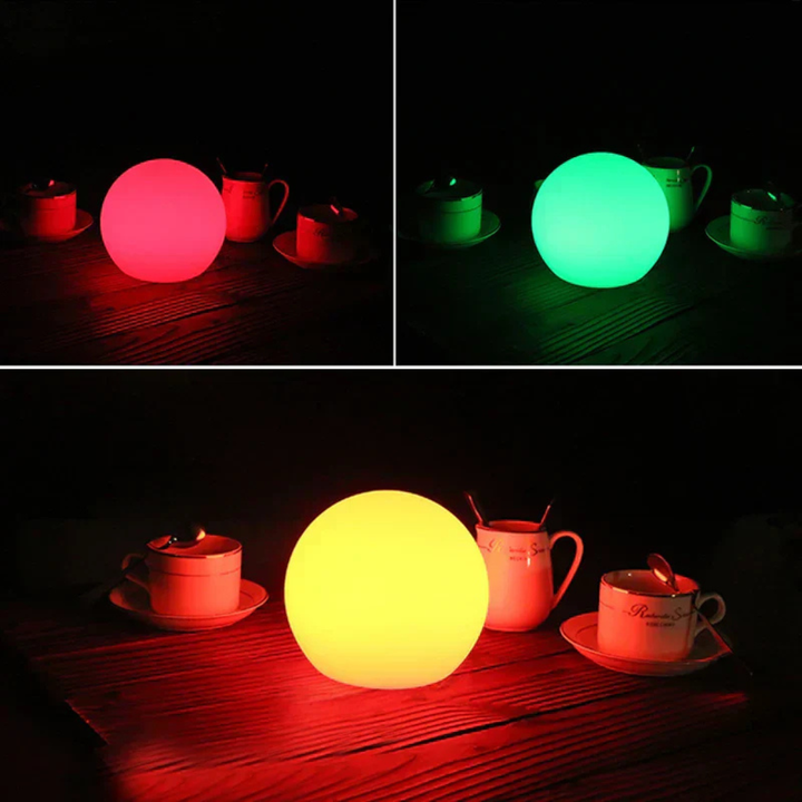 Lampe de table LED sans fil colorée avec télécommande