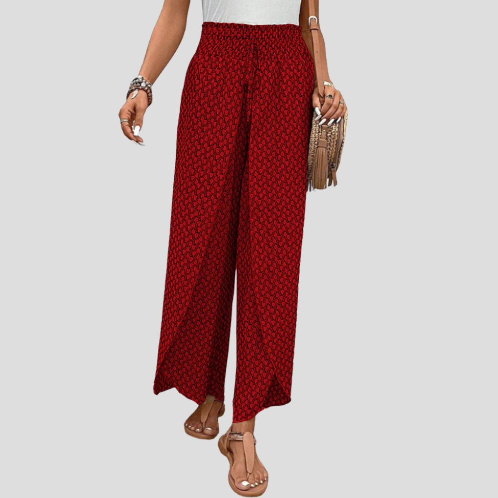 Pantalons à Imprimé Géométrique Moderne
