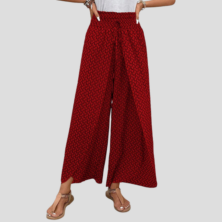 Pantalons à Imprimé Géométrique Moderne