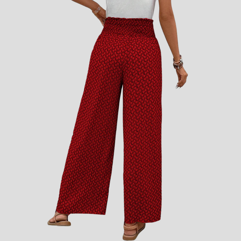Pantalons à Imprimé Géométrique Moderne