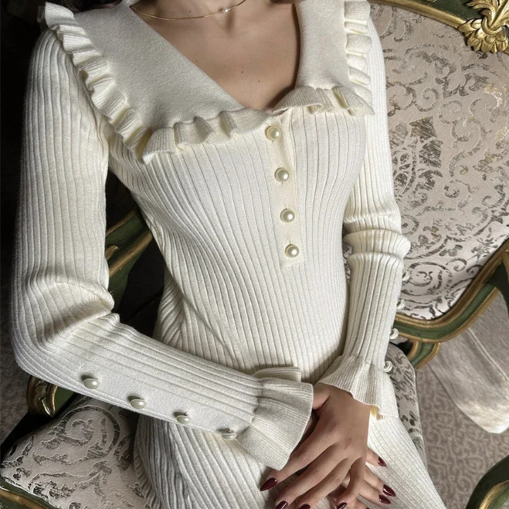 Robe Maxi Femme – Volant Haute Taille Déclaration