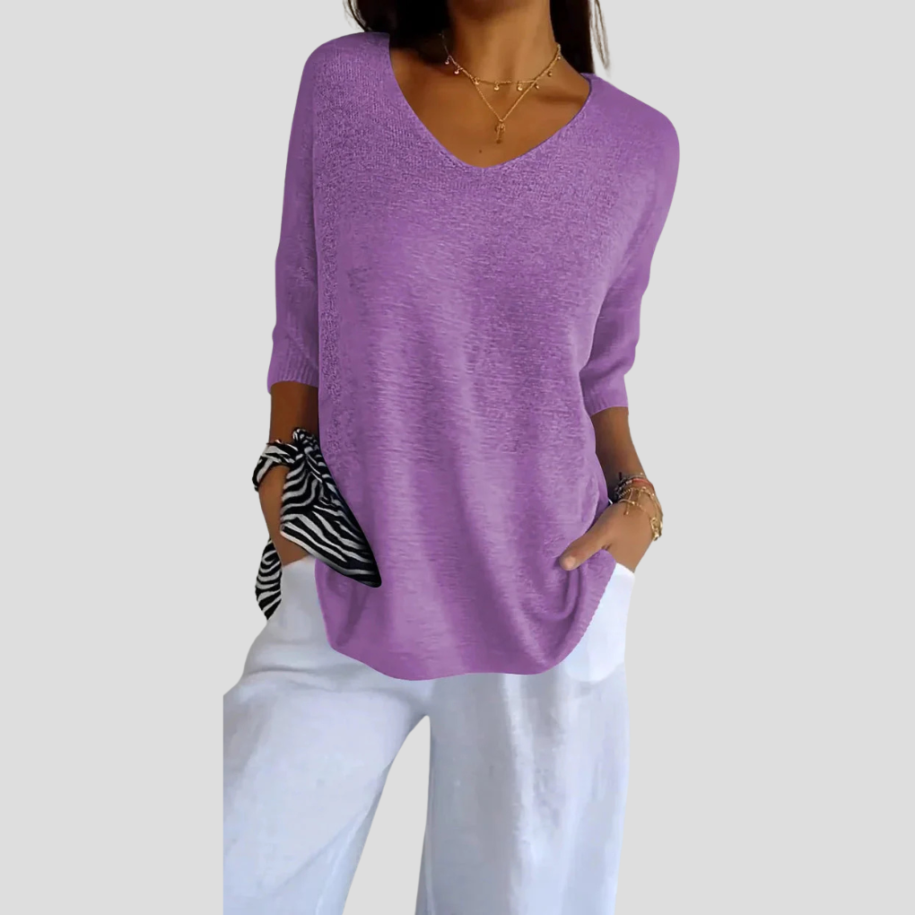 Haut en tricot pour femmes – Style décontracté avec une touche quotidienne
