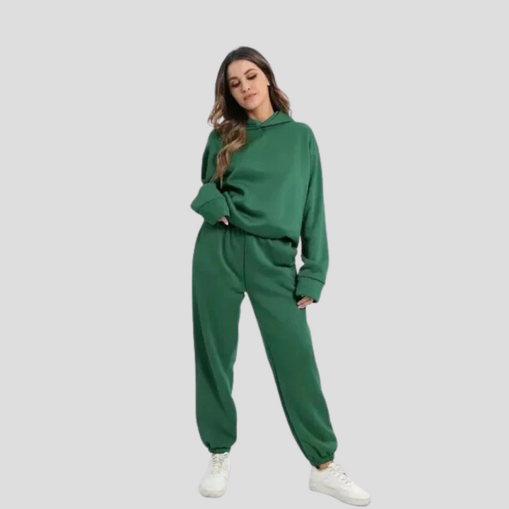 Ensemble Hoodie & Jogger Femme – Vêtements de Lounge Détendus pour l'Hiver