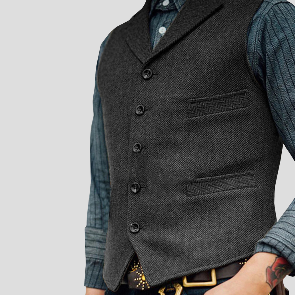 Gilet vintage pour homme