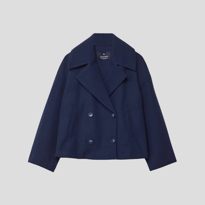 Manteau Croisé Chic – Élégant & Intemporel