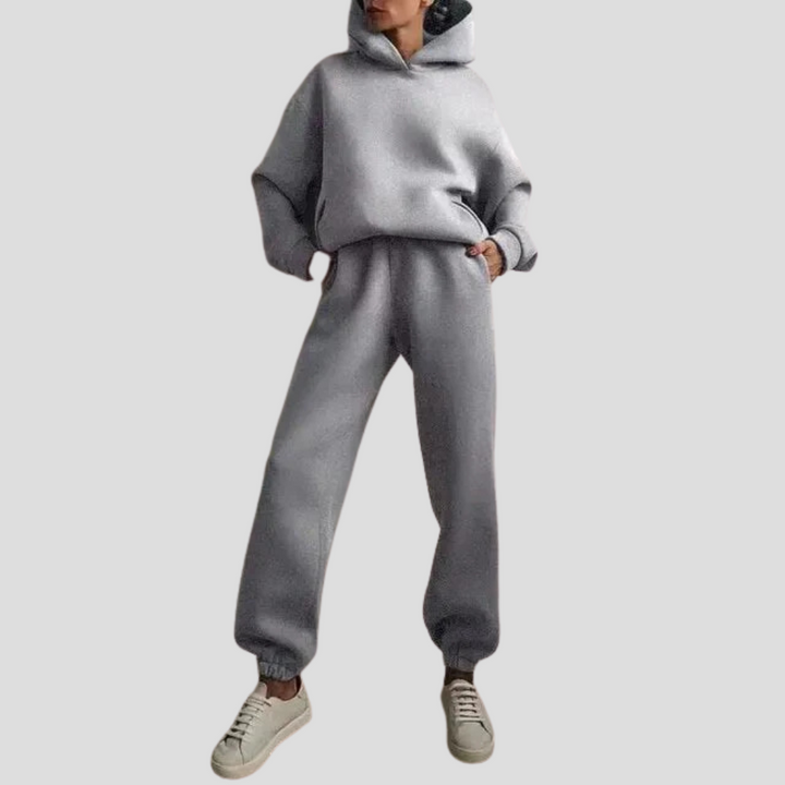 Ensemble Hoodie & Jogger Femme – Vêtements de Lounge Détendus pour l'Hiver