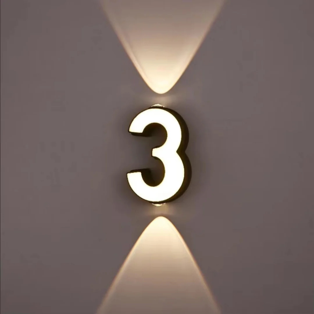 Numéros de maison LED