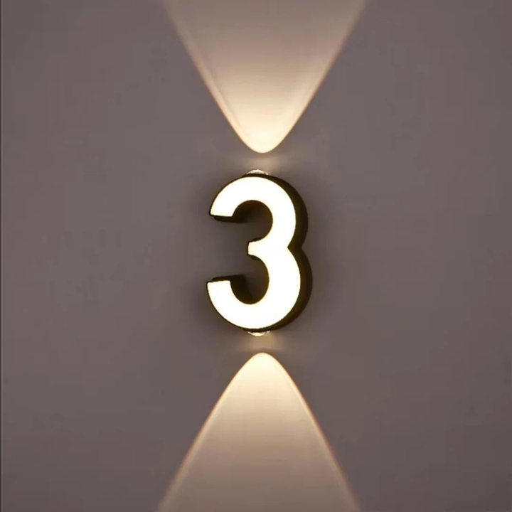 Numéros de maison LED