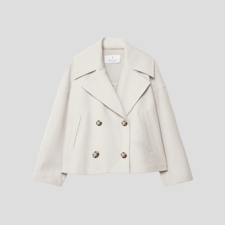 Manteau Croisé Chic – Élégant & Intemporel