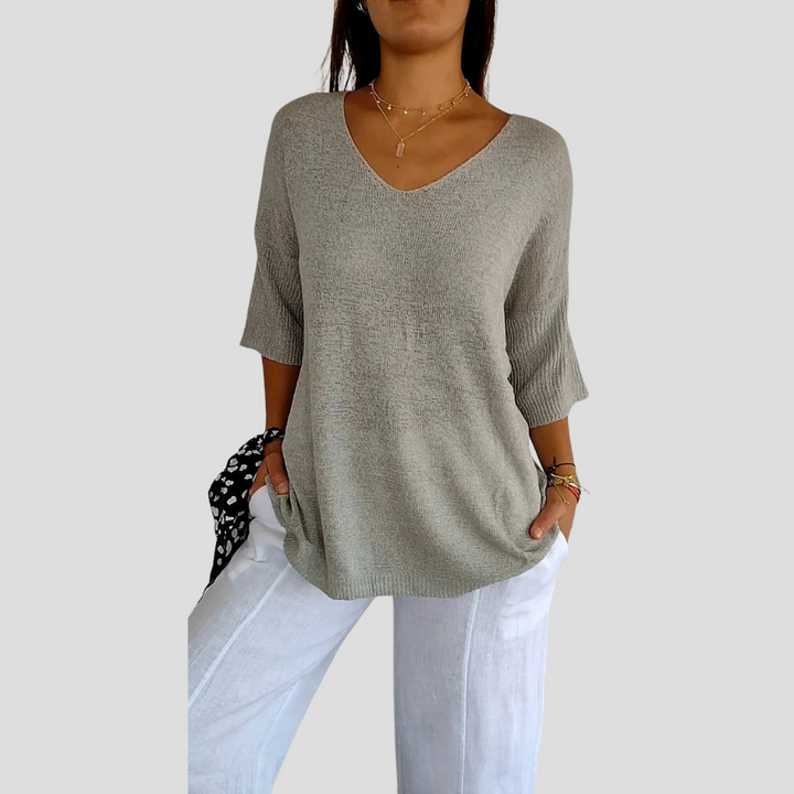 Haut en tricot pour femmes – Style décontracté avec une touche quotidienne