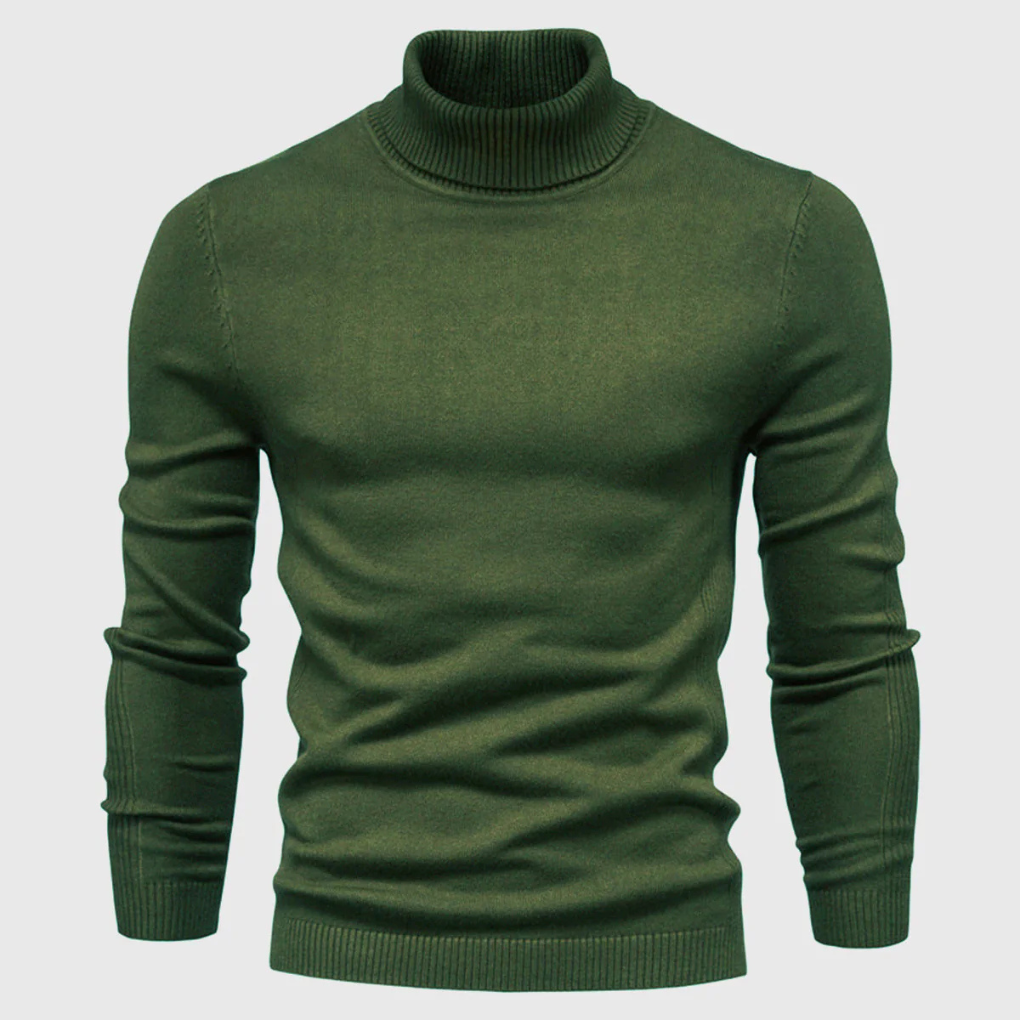 Pull col roulé washable pour homme – Style pratique avec vêtements quotidiens