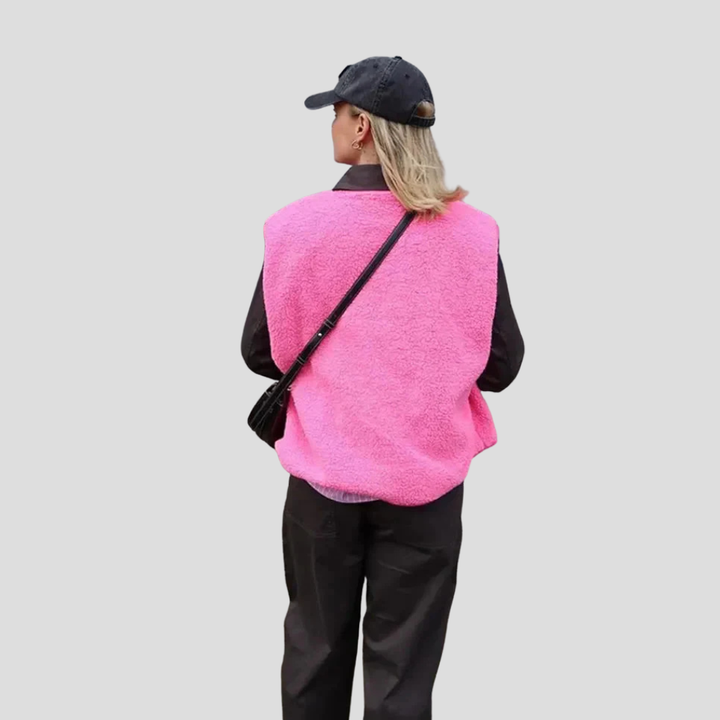 Bodywarmer tendance en laine pour femme