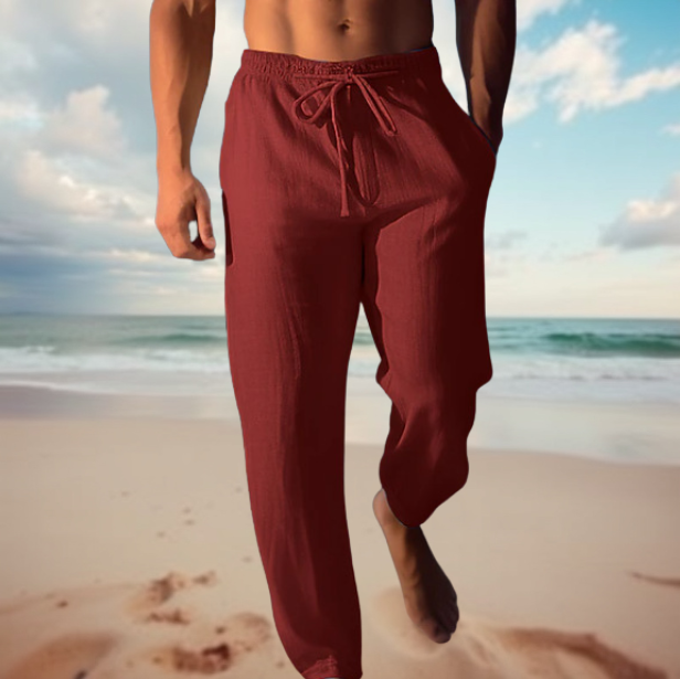 Zanjoe – Pantalons en Lin Tendance pour Hommes