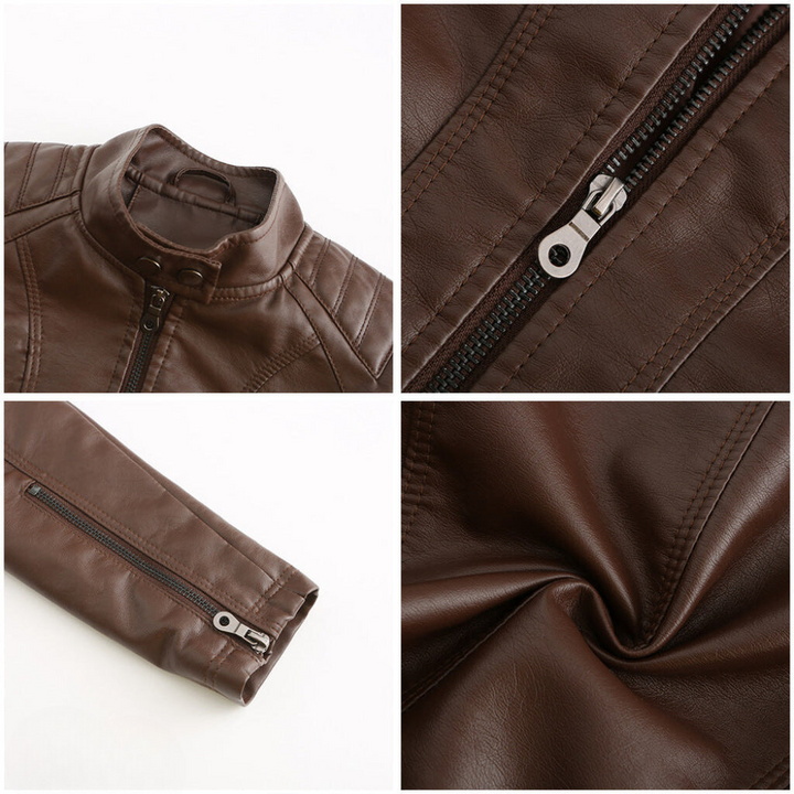 Veste en Cuir Élégante et Unique