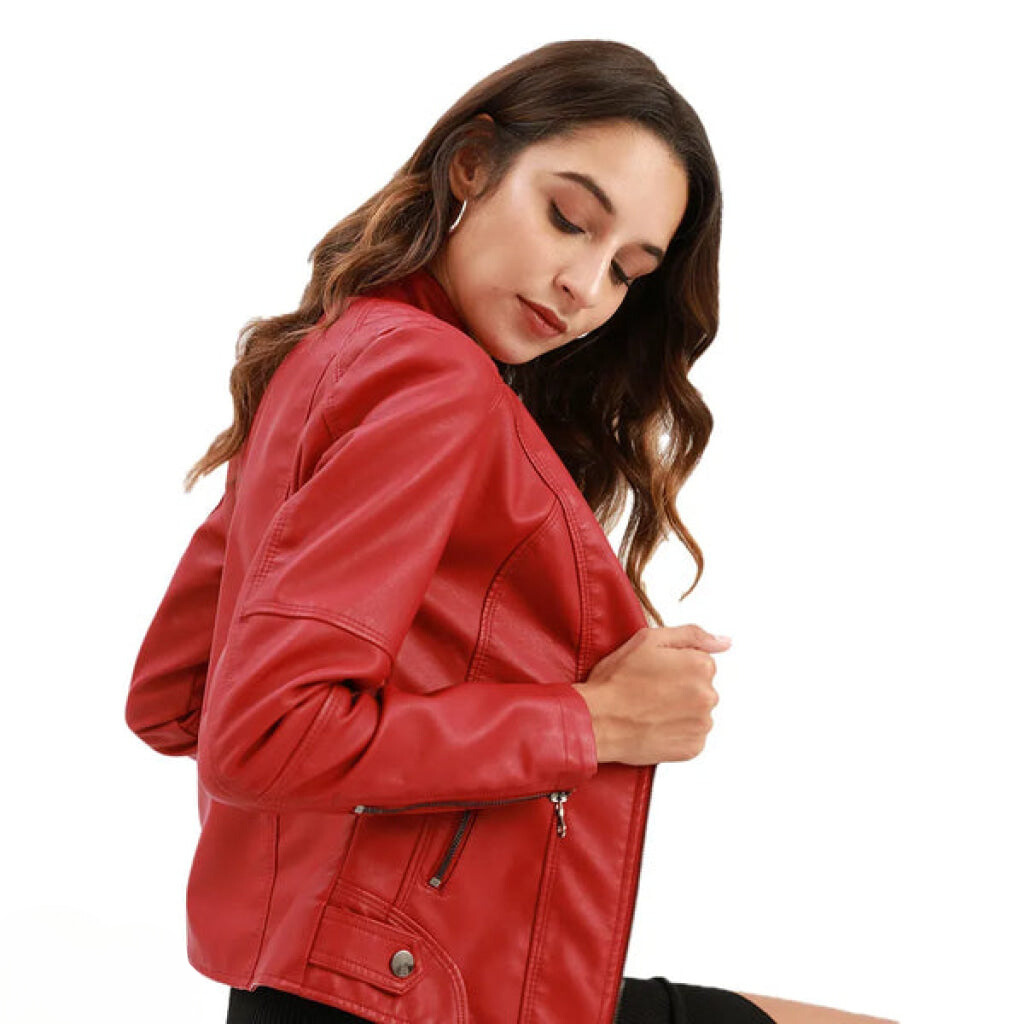 Veste en Cuir Élégante et Unique