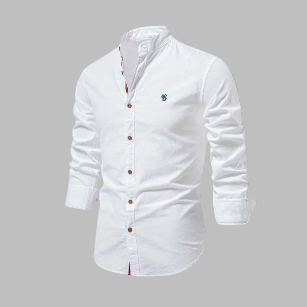Polo à manches longues tendance pour hommes