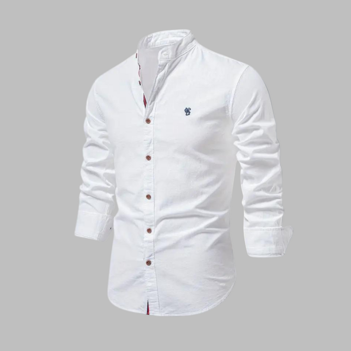 Polo à manches longues tendance pour hommes