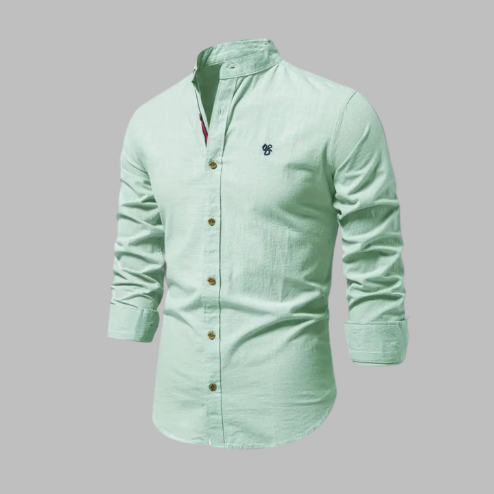 Polo à manches longues tendance pour hommes