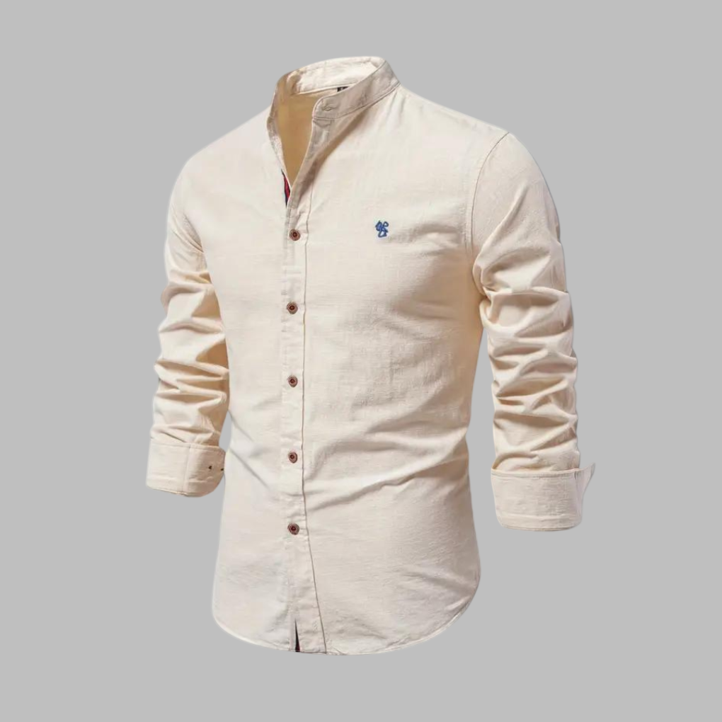 Polo à manches longues tendance pour hommes