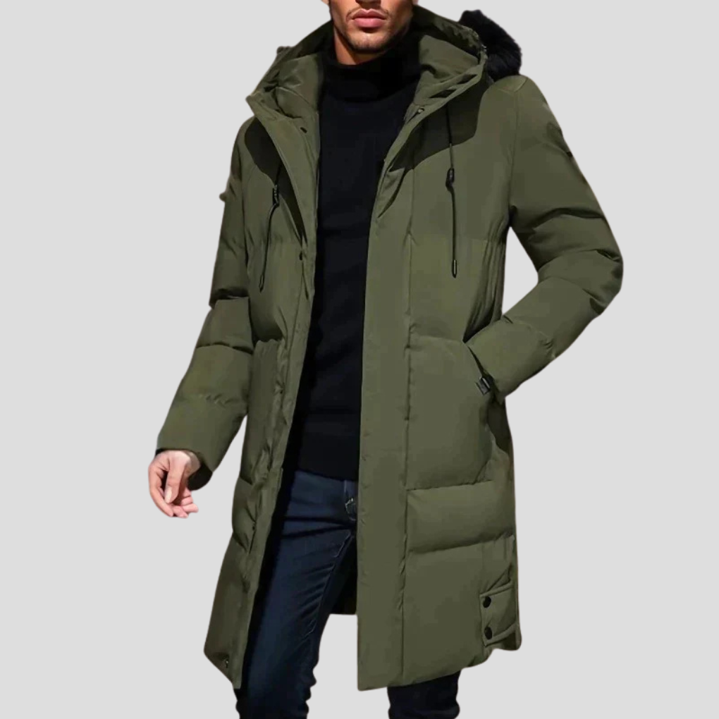 Manteau Parka pour Homme – Bouclier Élégant pour Météo Dure