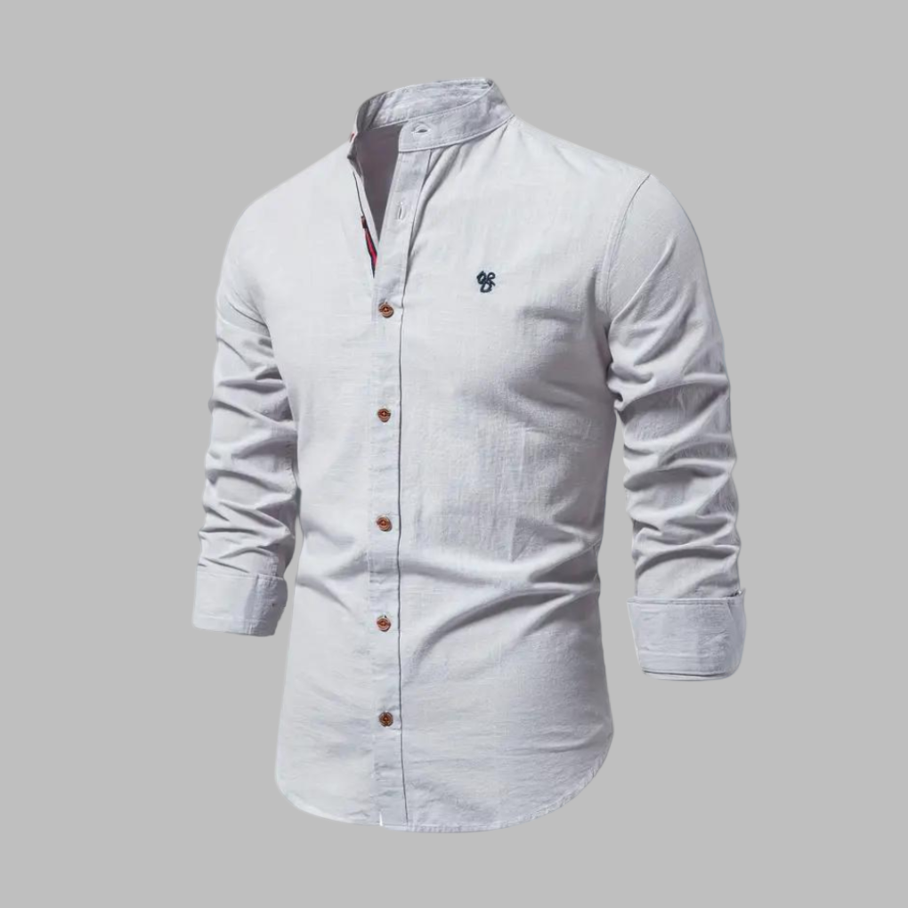 Polo à manches longues tendance pour hommes
