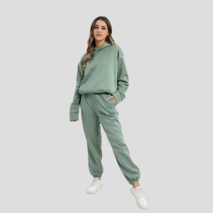 Ensemble Hoodie & Jogger Femme – Vêtements de Lounge Détendus pour l'Hiver