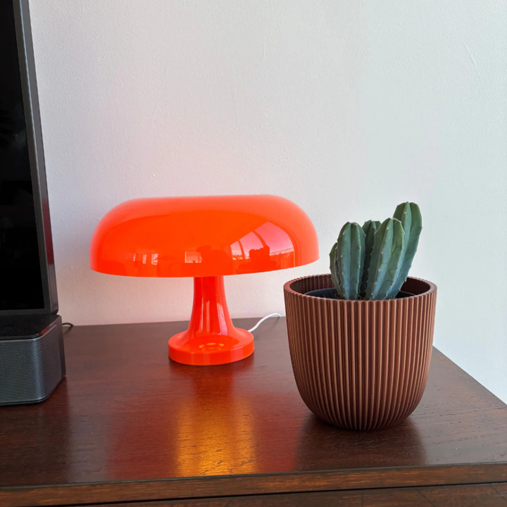 Lampe de table champignon rétro