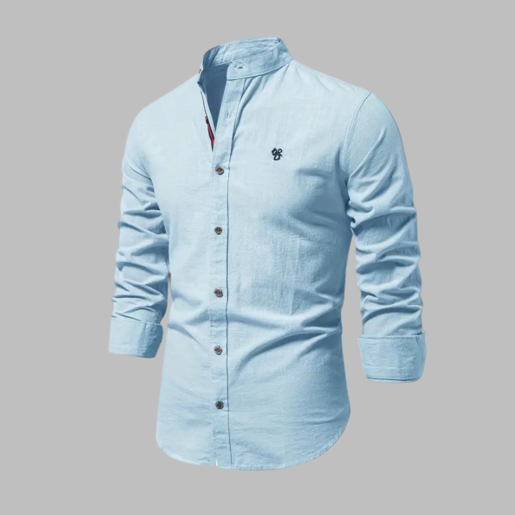 Polo à manches longues tendance pour hommes