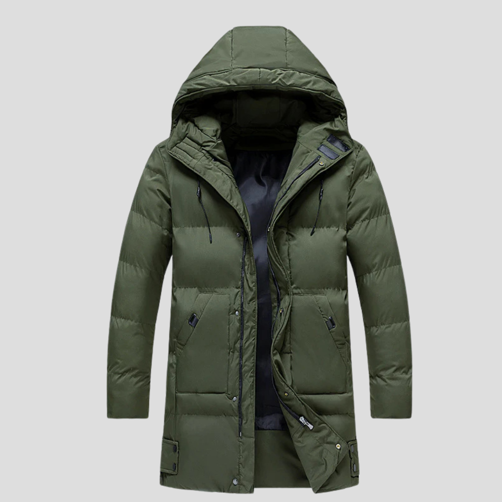 Manteau Parka pour Homme – Bouclier Élégant pour Météo Dure
