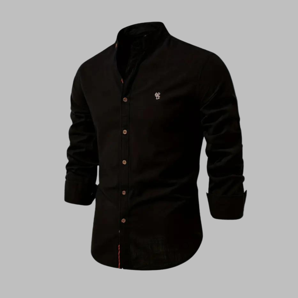 Polo à manches longues tendance pour hommes