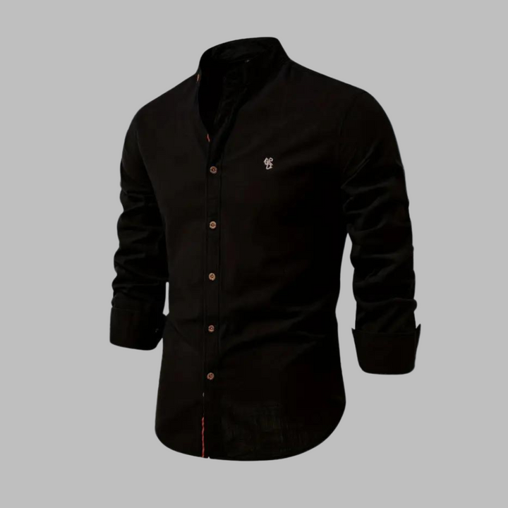 Polo à manches longues tendance pour hommes