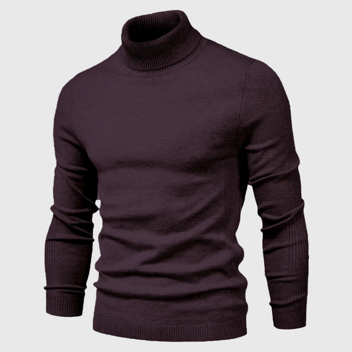 Pull col roulé washable pour homme – Style pratique avec vêtements quotidiens