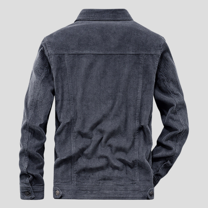 Veste en Corduroy pour Homme – Coupe Fine au Style Épuré